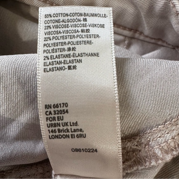 We The Free People Women's Khaki Just Float On Flare Pants Jeans Size 30 X 33 - Picture 11 of 13